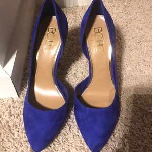 Brand New Suede Blue Shoes